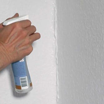 Tapetsera i hörn Tapetsera i hörn